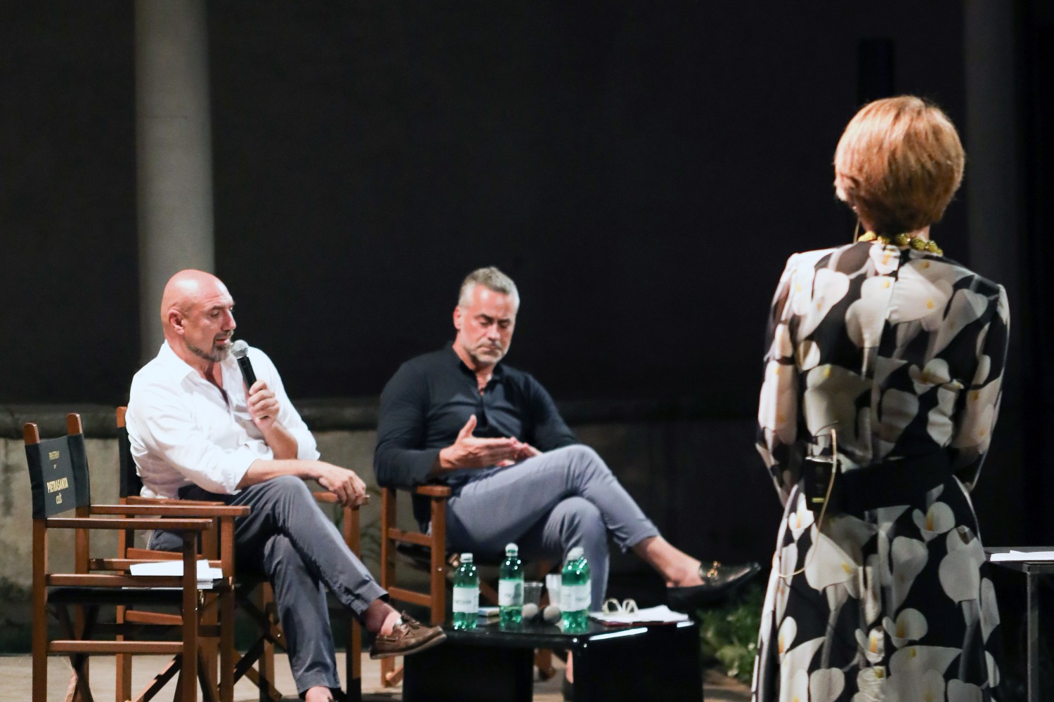 Giovanni Bonelli, Augusto Palermo, Patrizia Sandretto Re Rebaudengo a Pietrasanta Cult