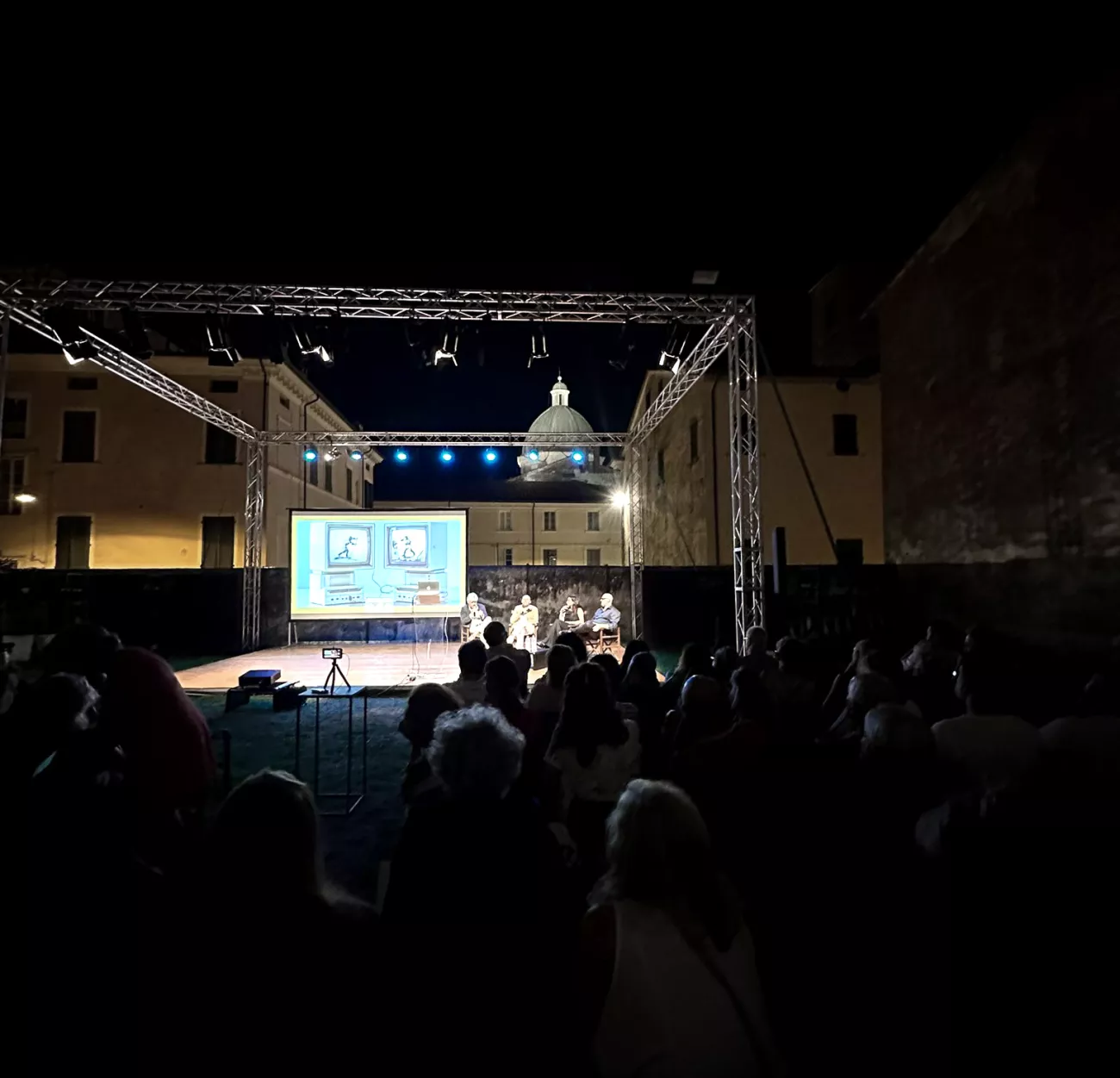 Claudio Francesconi, Annalisa Bugliani per l'evento di Nicola Lattanzi e Andrea Pezzi a Pietrasanta Cult