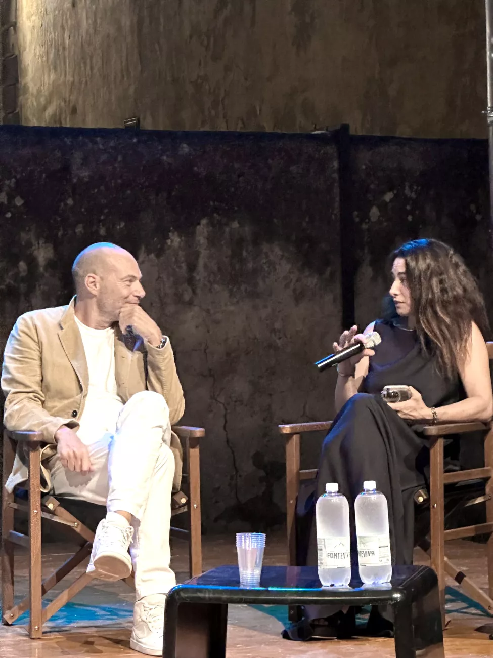 Annalisa Bugliani per l'evento di Nicola Lattanzi e Andrea Pezzi a Pietrasanta Cult