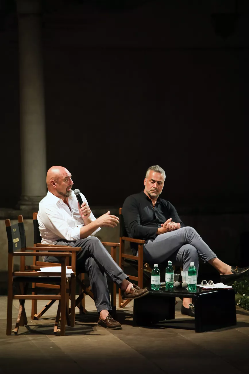 Giovanni Bonelli, Augusto Palermo, Patrizia Sandretto Re Rebaudengo a Pietrasanta Cult