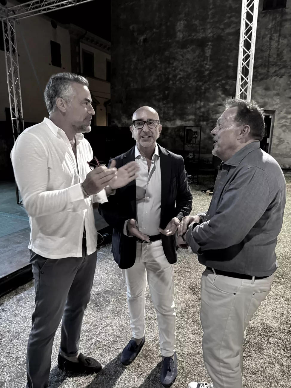 Augusto Palermo, Pietro Marani e Stefano De Martino a Pietrasanta Cult