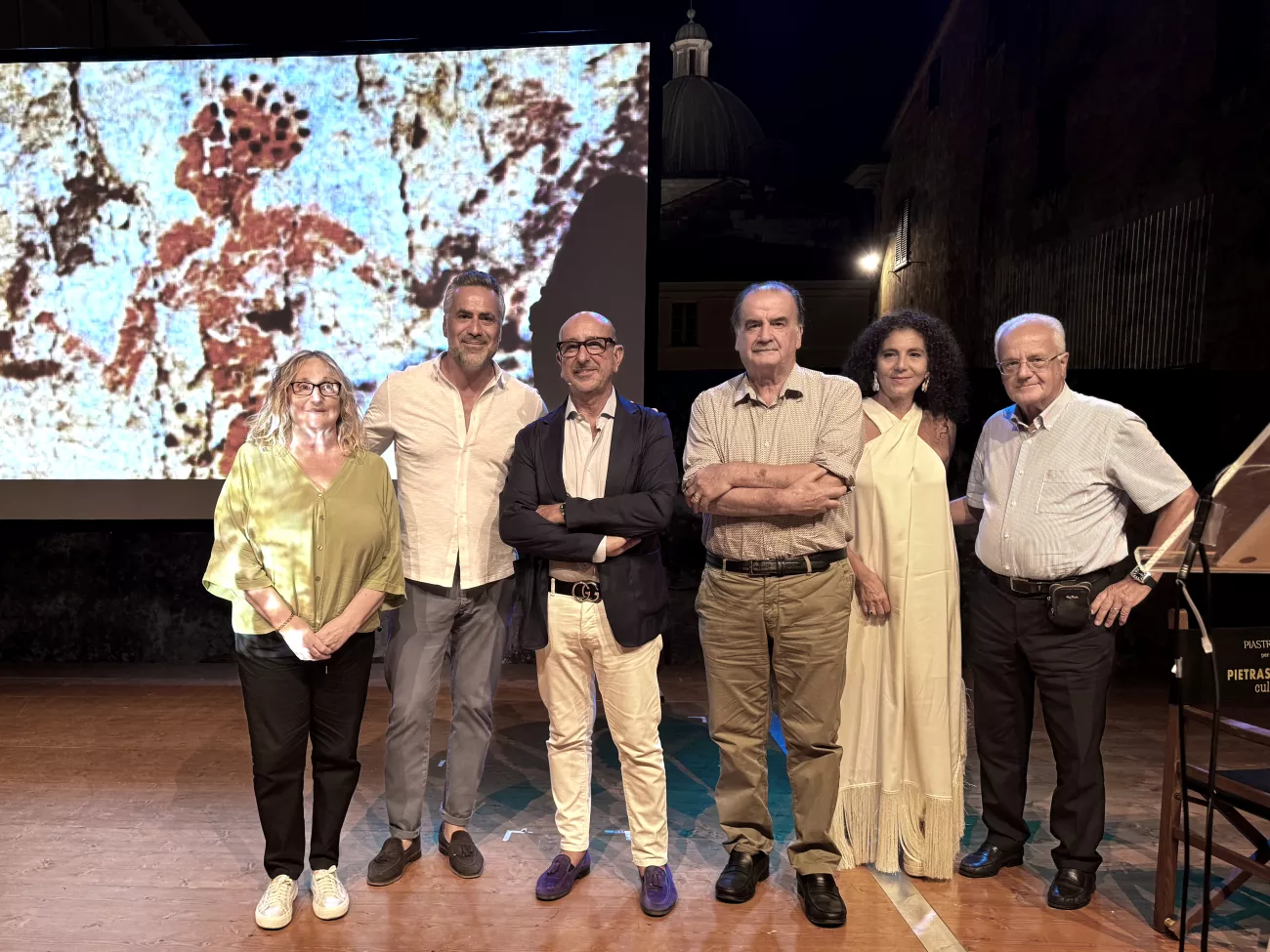 Melania Spampinato, Lora Santini. Evento di Stefano De Martino per Pietrasanta Cult.