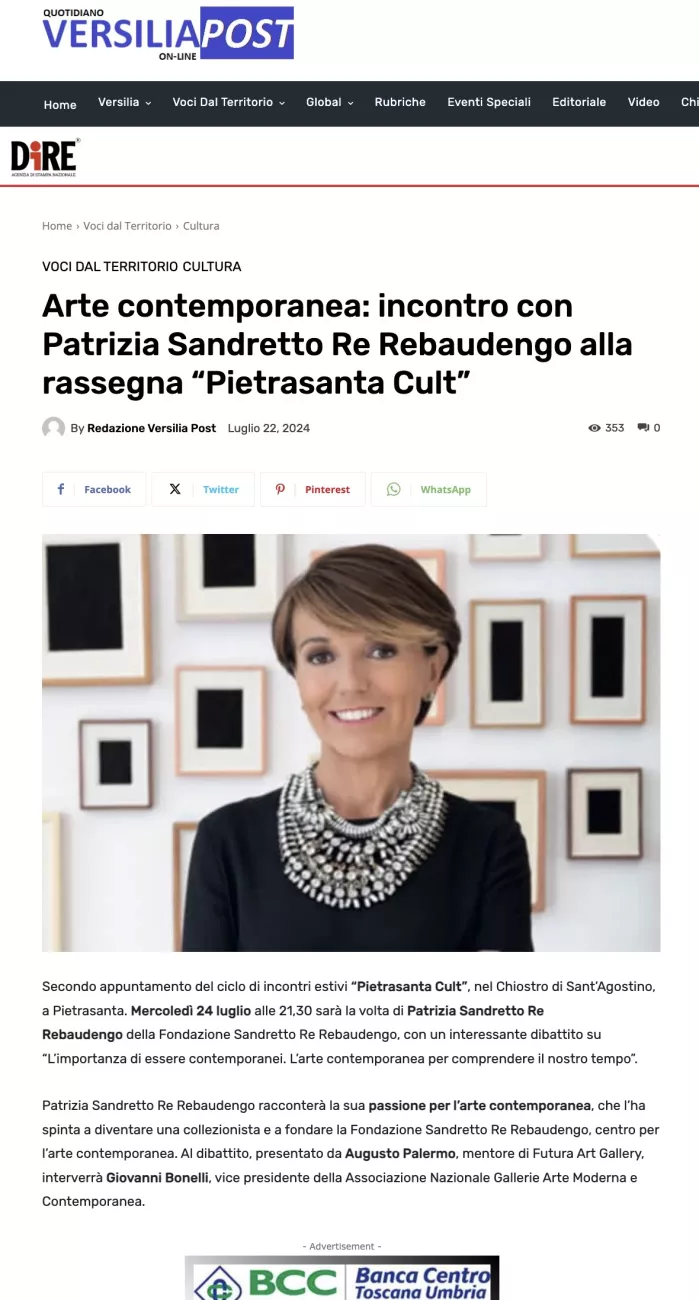 Patrizia Sandretto Re Rebaudengo