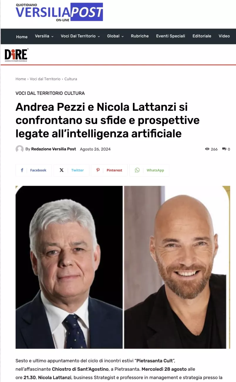 Andrea Pezzi e Nicola Lattanzi