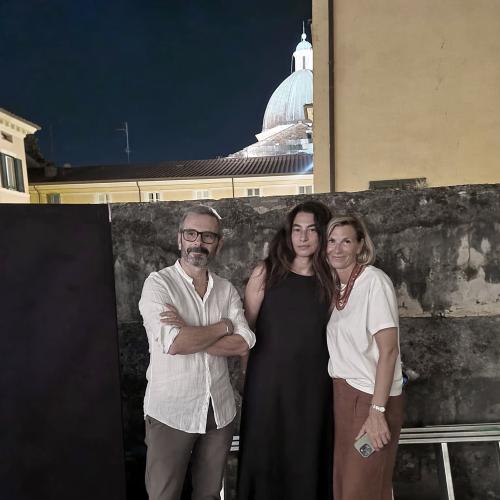 Annalisa Bugliani per l'evento di Nicola Lattanzi e Andrea Pezzi a Pietrasanta Cult