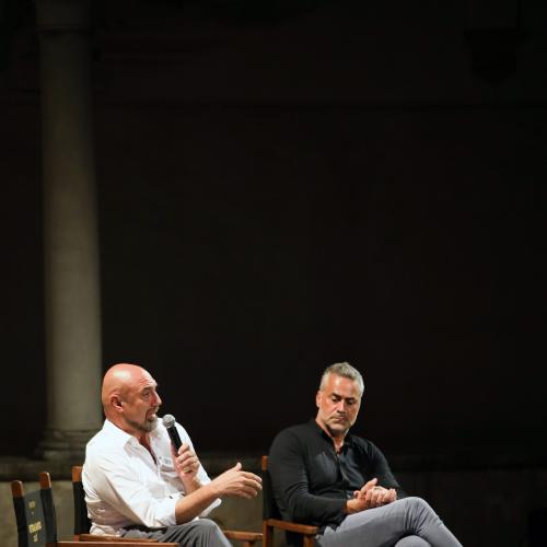 Giovanni Bonelli, Augusto Palermo, Patrizia Sandretto Re Rebaudengo a Pietrasanta Cult