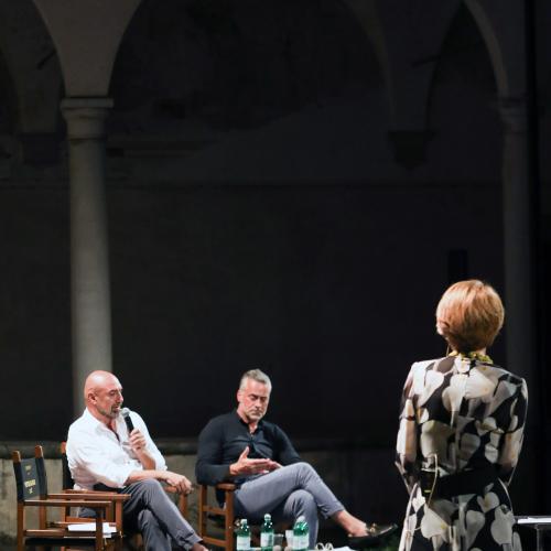 Giovanni Bonelli, Augusto Palermo, Patrizia Sandretto Re Rebaudengo a Pietrasanta Cult