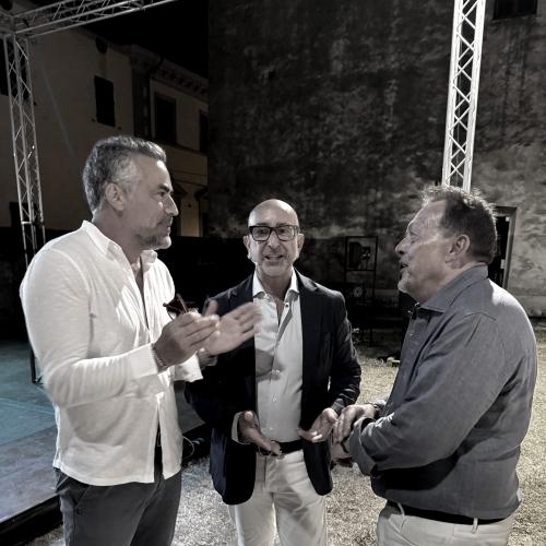 Augusto Palermo, Pietro Marani e Stefano De Martino a Pietrasanta Cult