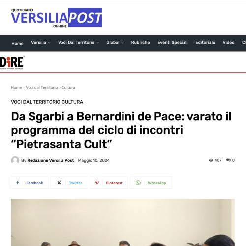 VersiliaPost Pietrasanta Cult